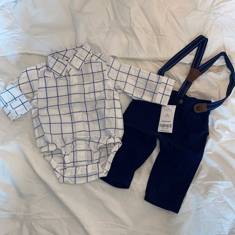 NEW Carters 3M Baby Boys Outfit